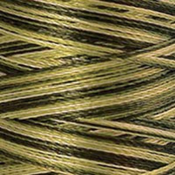 Spule Poly Sheen Multi Mossy Tones, bunt mit Oliv, Hellgrün und Khaki